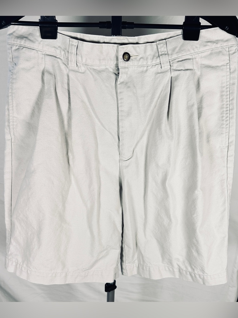 Ojai Men's Flat Front Oatmeal Cotton Shorts